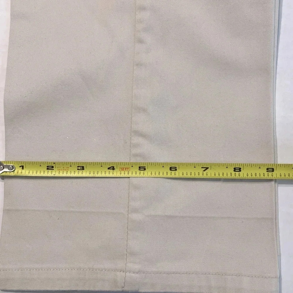 Lee relaxed fit women classic style 4 pocket pants size 16 m color Parchment - Picture 12 of 15